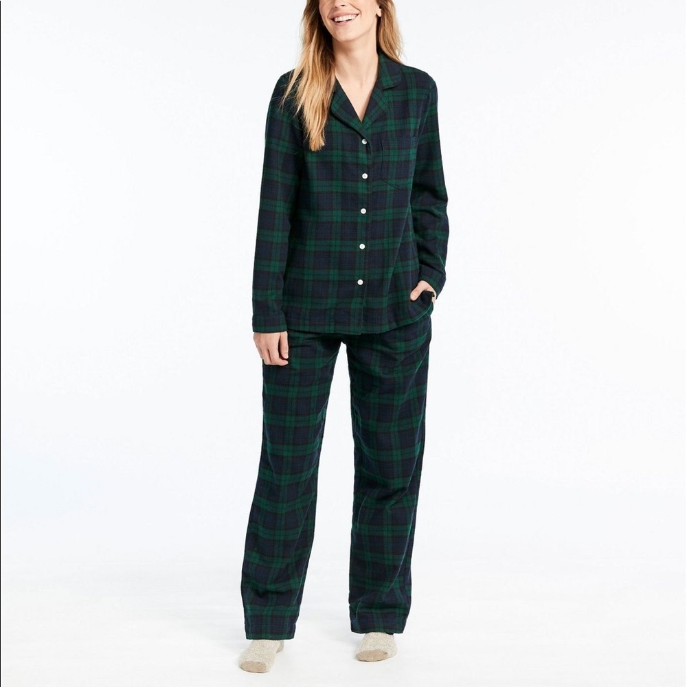 L.L. Bean Flannel Pajama Set - Size Small